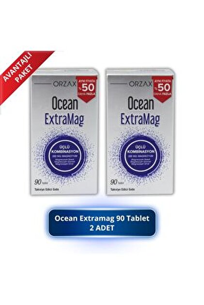 Orzax Ocean Extramag Thereog 200 Mg Magnesium 60 Tablet - Fiyatı