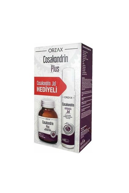 Orzax Cosakondrin Plus 60 Tablet + Cosakondrin Kompleks Jel 100ml Set