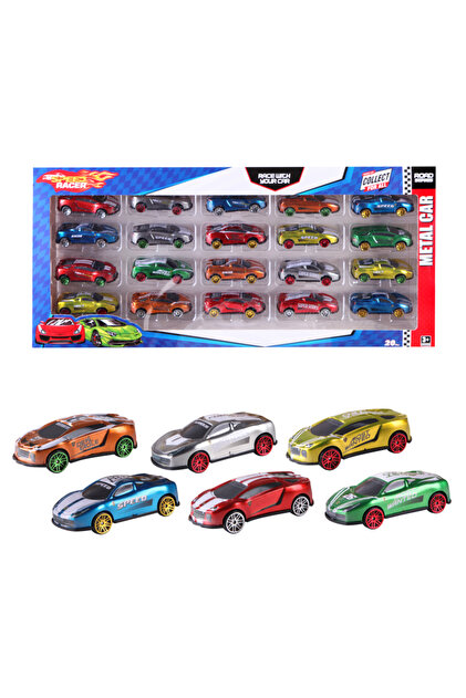 Toysan 20 li Speed Racer Metal Araba Oyuncak - Fiyatı, Yorumları