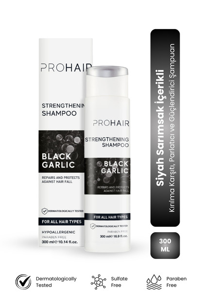 Strengthening Black Garlic Shampoo Against Hair Loss 300ml