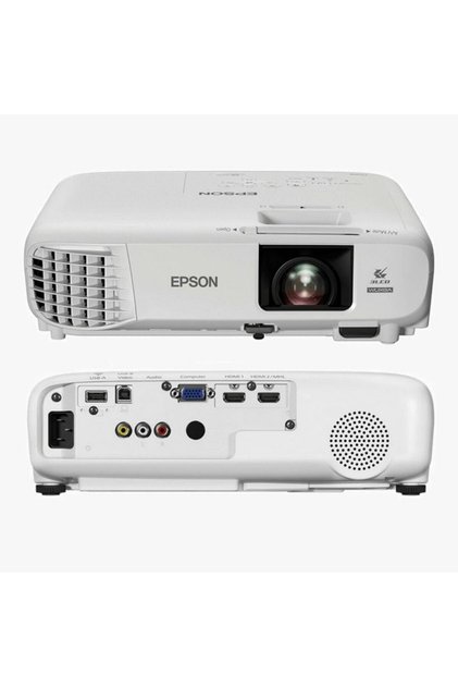 جهاز عرض إبسون EB-X06 ثلاثي الشاشات LCD، سطوع 3600 لومن، شاشة عرض 300 بوصة، جهاز عرض محمول للسينما المنزلية والأعمال بتقنية XGA