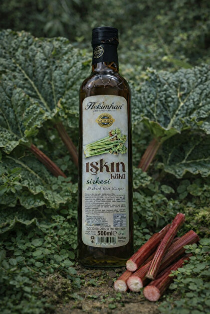 Işkın Kökü Sirkesi Doğal Fermantasyon Rheum Ribes Vinegar 500 Ml
