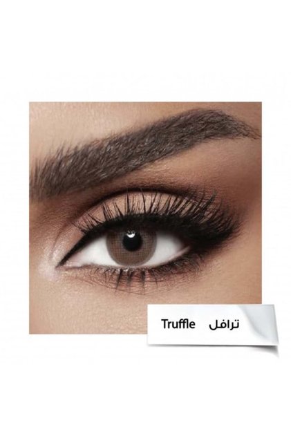 عدسات لاصقة بلون الكمأة - سنوية