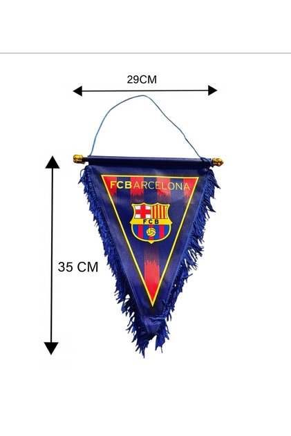 Special Coat of Arms for Labelers Pennant Country Flag Series Barcelona Design Triangle Flag 29X35Cm