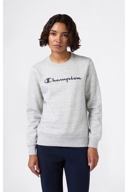 Crewneck Sweatshirt Women's Gray Sweatshirt - 118426-Em021
