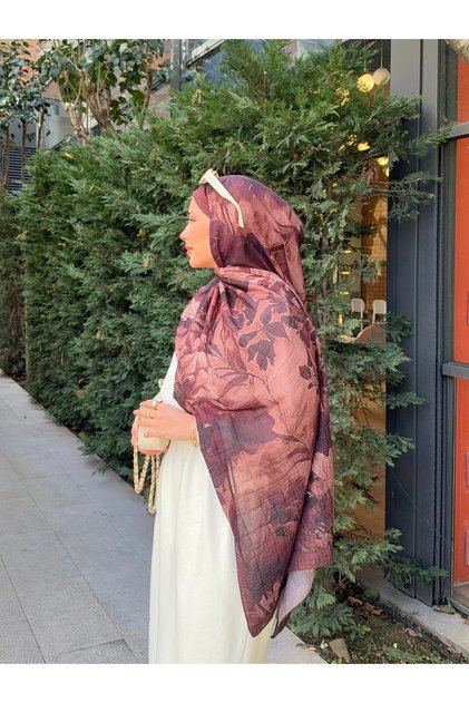 Patterned Muslin Women's Shawl