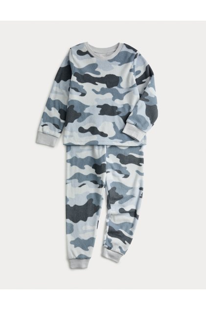 Polar Kamuflaj Desenli Pijama Takımı (1-16 Yaş)