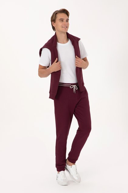Men's Burgundy Sweatpants 50316373-Vr177