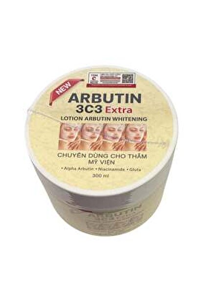 Crème éclaircissante Corps Abutine 3c3 Skin Whitening Booster 250g - Soin Thaïlande