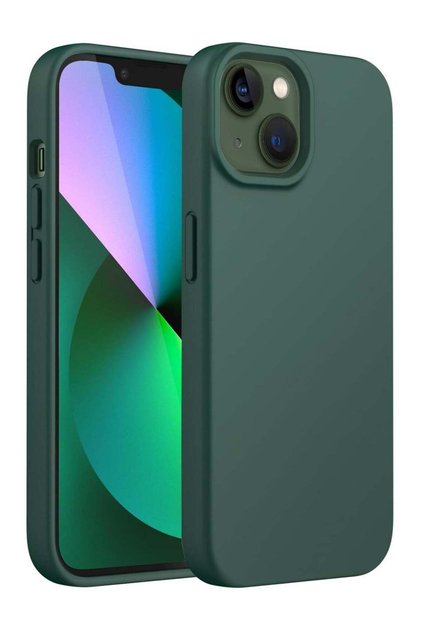 Silicone Case for iPhone 13 Silky Soft Touch Full-Body Protective Phone Case, Anti-Scratch