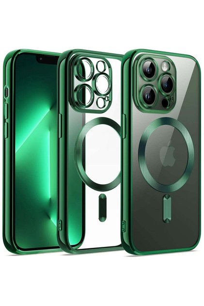 iPhone 13 Pro Max Clear Case with MagSafe Wireless Charging Compatible Back Cover