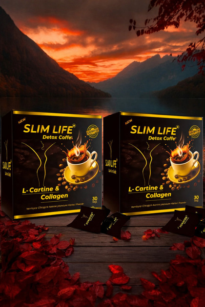 New SLIMM LIFFE Slim Life Detox Coffee – 30 Şase Bitkisel Kahvesi