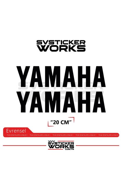 Yamaha Sticker 2 Pieces Universal Compatible with All Floors and Models