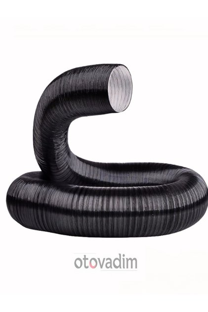 Dizel Isıtıcı (WEBASTO TİPİ) 60mm Çap Esnek Sıcak Hava Borusu (KRAFT HORTUM) Uyumlu - İç Alüminyum