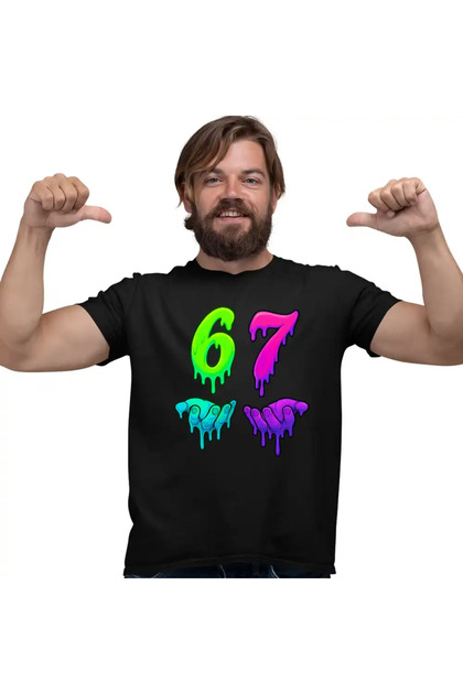Tricou Barbati Six Seven Meme 67