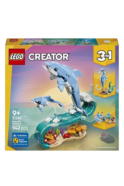 LEGO Creator 3 in 1 Sea Animals Lovely Dolphins 31385- Trendyol
