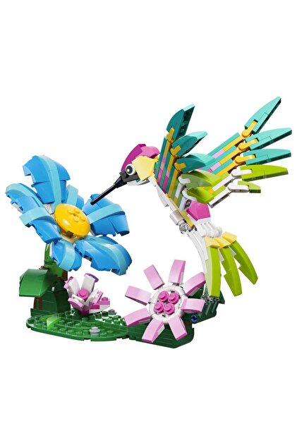 LEGO Creator 3ü 1 Arada Vahşi Hayvanlar Renkli Sinek Kuşu 31384