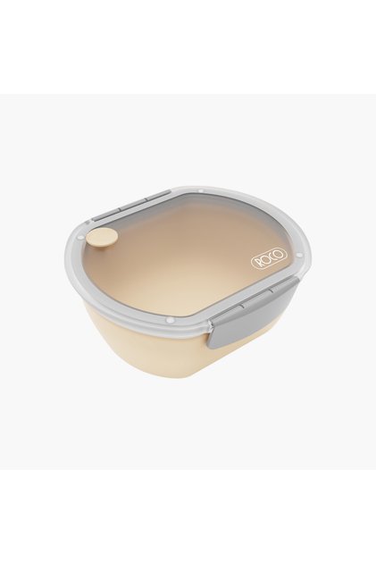 Solid Lunch Box with Clip Lock Closure