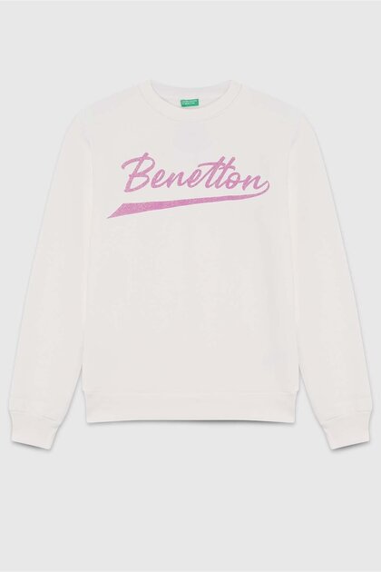 Sweatshirt Girl's Ecru 4-14 Years