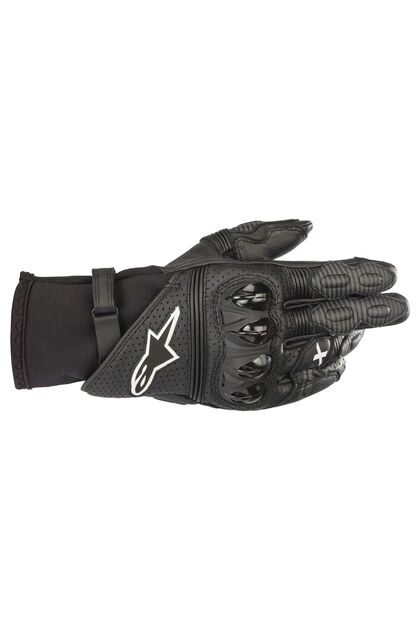 Alpinestars SMX-1 Air V2 Korumalı Motosiklet Eldiveni Siyah