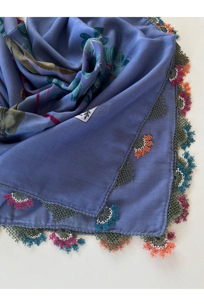 Handcrafted Needle Embroidered Writing/Needlework/Needlework Bait/Handcrafted Cheesecloth/Head Cover