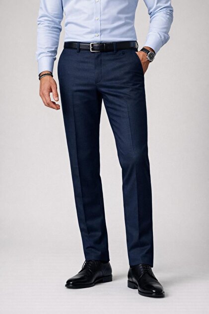 Caserta Classic Fit Stretch Fabric Men's Canvas Pants - 7516