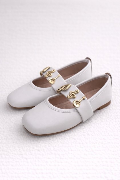 Melody Belted Ballerina Casual Women's Shoes Mary Jane Home Ballerinas