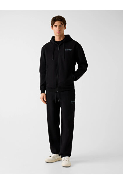 Guess FULL ZIP NEW ARLO SWEATSHIRT Erkek Gri Eşofman Üstü