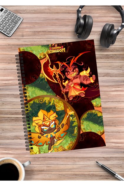Cookie Run Kingdom Anime Spiral Notebook A5 (50 Sheets)