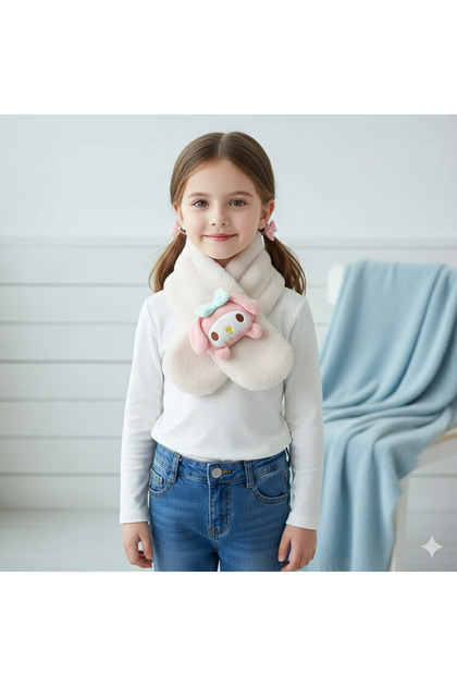My Melody Melody Furry plišani šal, grejač za vrat, poklon za tinejdžerke, deca i bebe