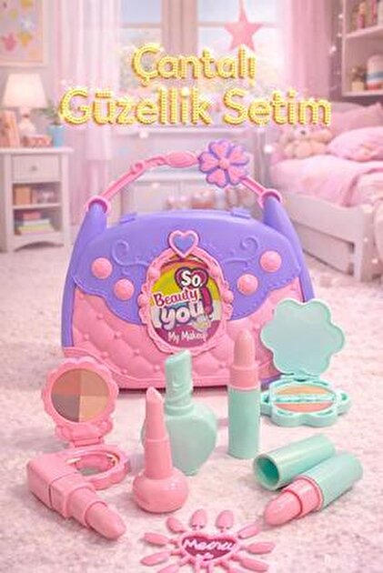 YerliToptan Çantalı Çocuk Makyaj Seti - Fiyatı, Yorumları