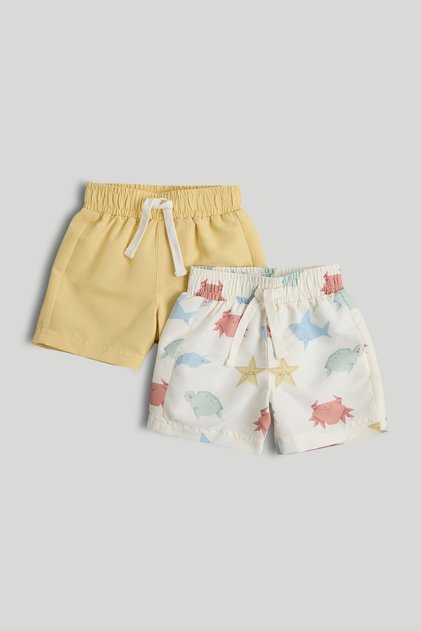 2 Pack Sea Life Swim Shorts