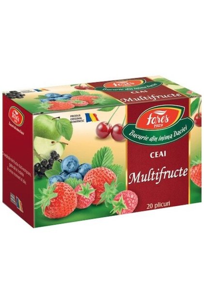 Ceai de fructe mixte 20 pliculețe