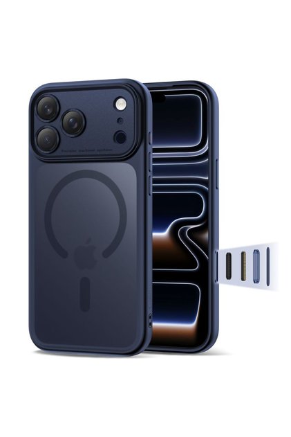 Carcasă MagSafe pentru iPhone 17 Pro Max, albastru intens