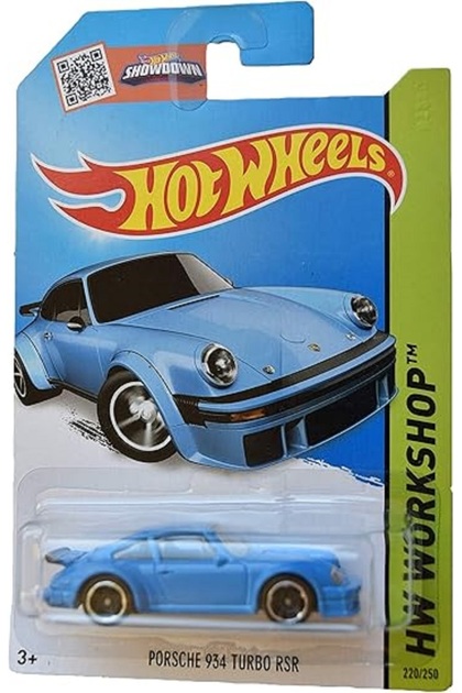 HOT WHEELS Porsche 934 Turbo RSR (CFJ67) – Mavi Yurtdışı Uzun