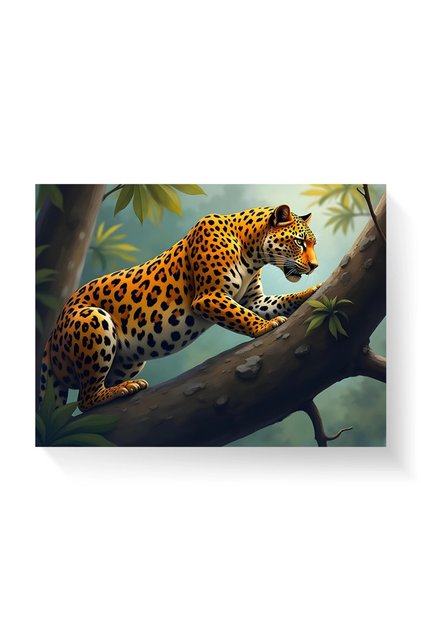 Tablou - Leopard la pândă