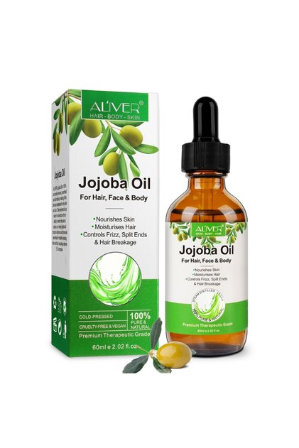 Ulei de jojoba presat la rece ALIVER® pentru păr și piele 60 ml