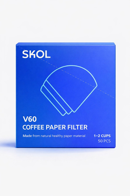 فلاتر قهوة V60 مقاس 01 - 50 حبه