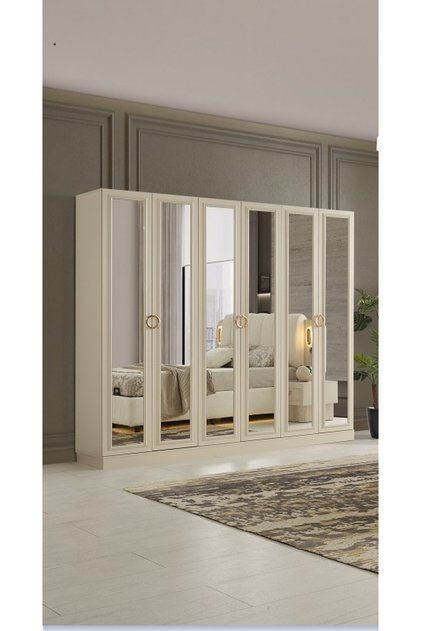 BURGAZ MDF 6 KAPILI DOLAP