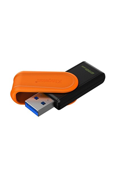 Dtxs-256Gb 256Gb Portable USB 3.2 Gen1 Datatraveler Exodias (Black-Orange) Flash Memory