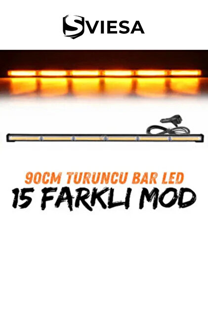 ASTRA LED Turuncu Tepe Çakar Bar Led 90cm 12-24v Off Road Çekici