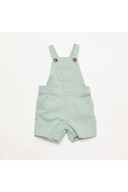 Lightweight Overalls with Adjustable Straps GREEN