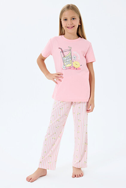 Girls' Pink Pajama Set
