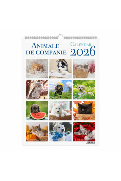 Calendar de perete 2026 Animale de companie