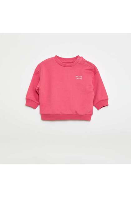 Marled French Terry Sweatshirt PINK