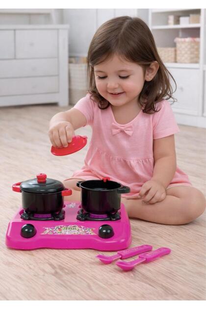 NASYONEL TOYS Oyuncak Mutfak Seti – Ocaklı & Tencereli Evcilik