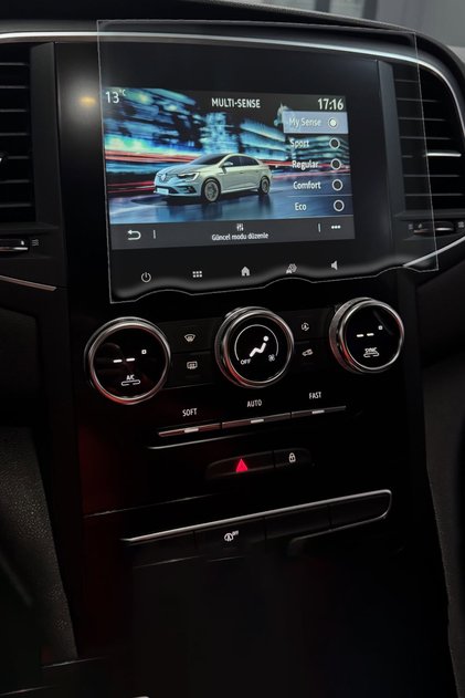 Renault Megane 4 Touch ve Icon 7 inç Navigasyon uyumlu Nano Ekran Koruyucu 2023/2026