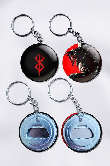 Berserk Anime Bag Ornament Keychain Charm (2 Pcs)