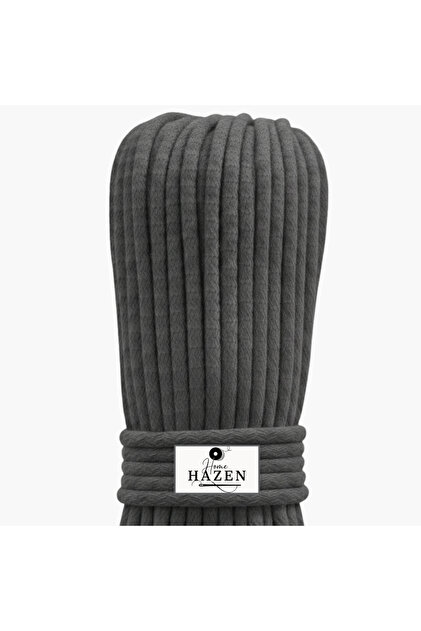 Cord Rope Cotton 4-5 mm 500 Gr 45-50 m Basket Bag Supla Rope - Smoked