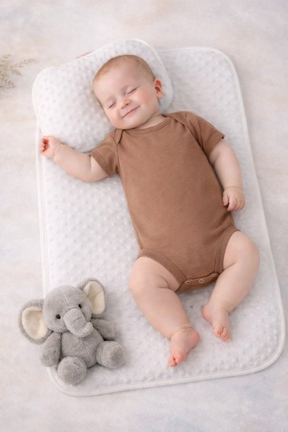 2 Piece Chickpea Pattern Bottom Opening Set/ Pillow and Bottom Opening